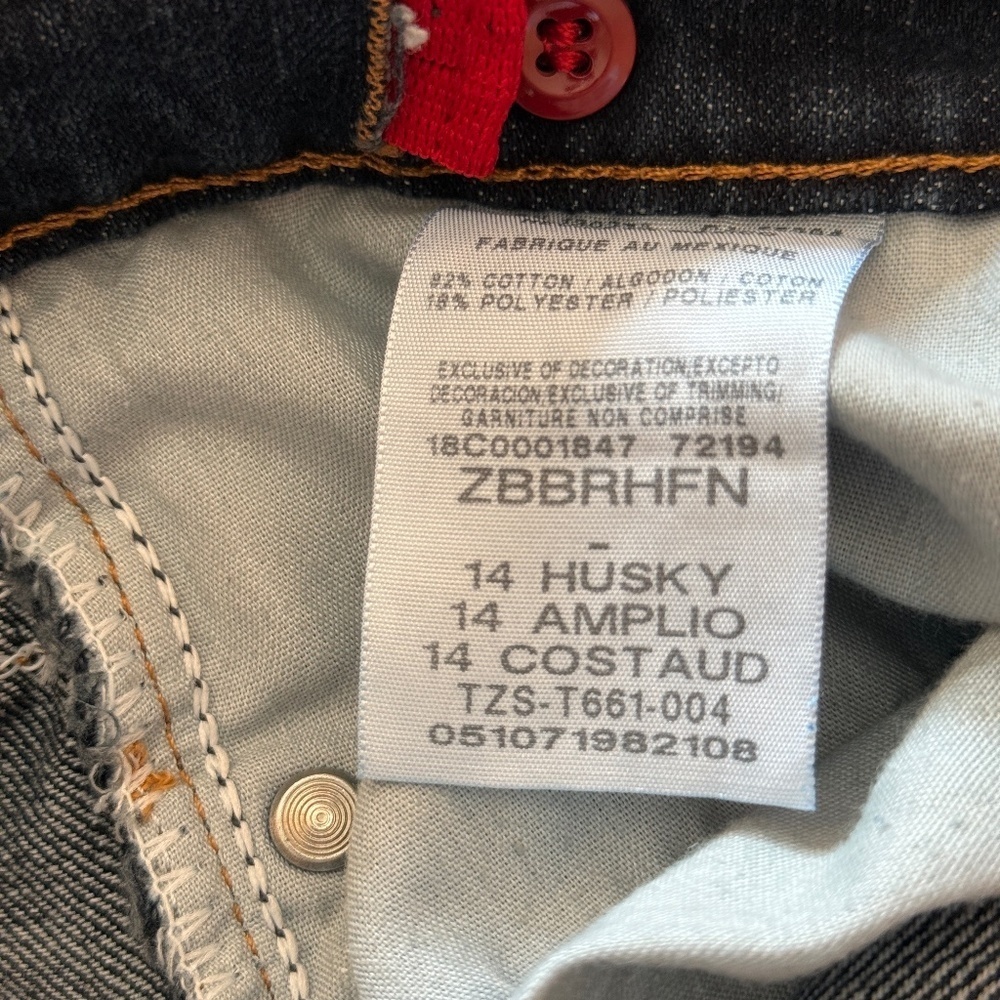 Wranglers Husky Kids Boot cut Jean adjustable waist. - Picture 6 of 7